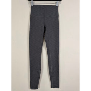 Women's Lululemon Wunder Train High-Rise Tight 28” Size 4 Gray